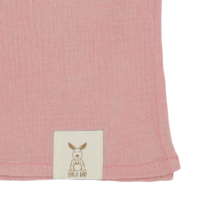 Mussola in 100% cotone BIO - ROSA