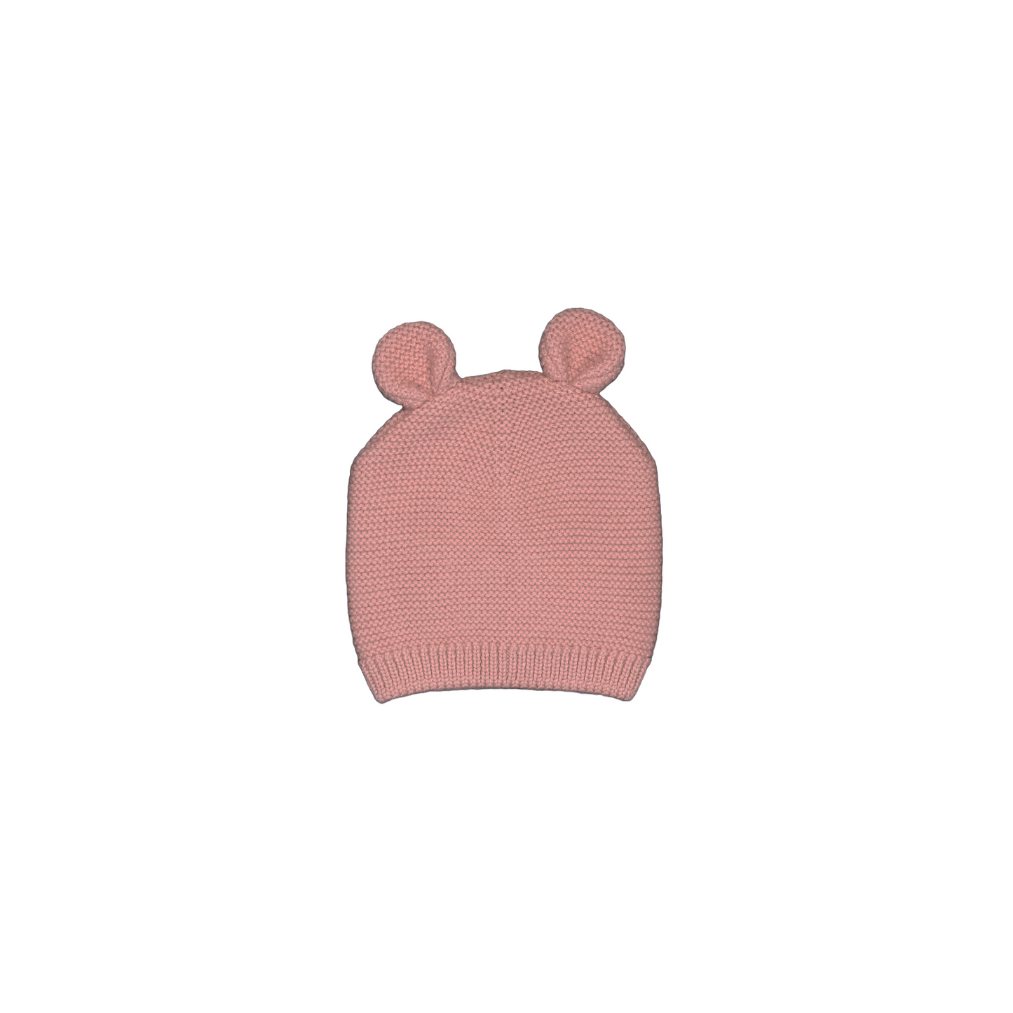 Cappellino Orsetto 100% pura lana - ROSA ANTICO