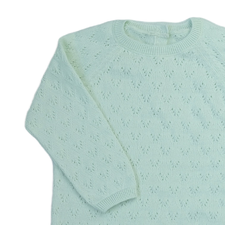 Tutina completa in 100% cotone BIO - Menta