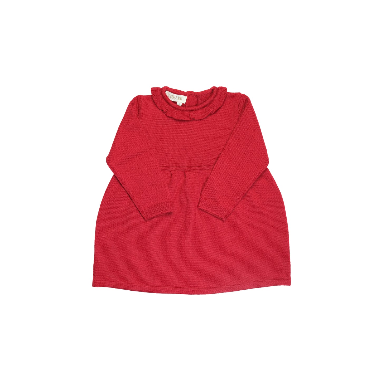 Vestitino in 100% pura lana - ROSSO